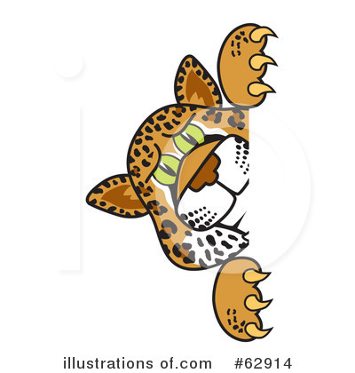 Cheetah Character Clipart #62914 by Mascot Junction
