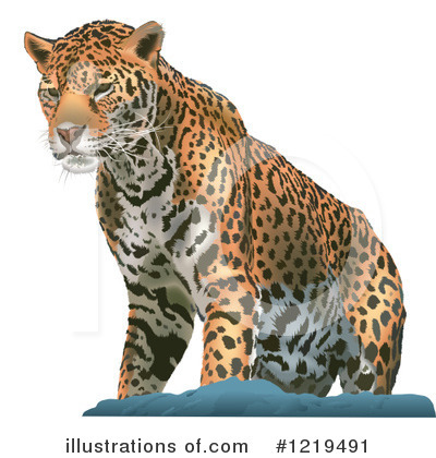 Royalty-Free (RF) Leopard Clipart Illustration by dero - Stock Sample #1219491