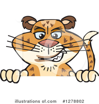 Royalty-Free (RF) Leopard Clipart Illustration by Dennis Holmes Designs - Stock Sample #1278802