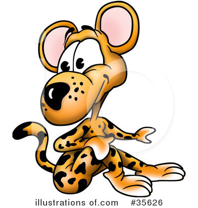 Royalty-Free (RF) Leopard Clipart Illustration by dero - Stock Sample #35626
