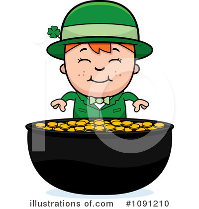 Pot Of Gold Clipart #1091210 by Cory Thoman
