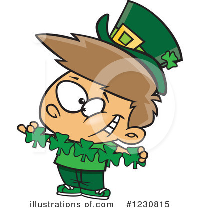 Clovers Clipart #1230815 by toonaday