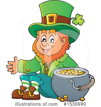 Pot Of Gold Clipart #1530690 by visekart