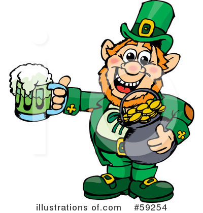 St Patricks Day Clipart #59254 by Dennis Holmes Designs