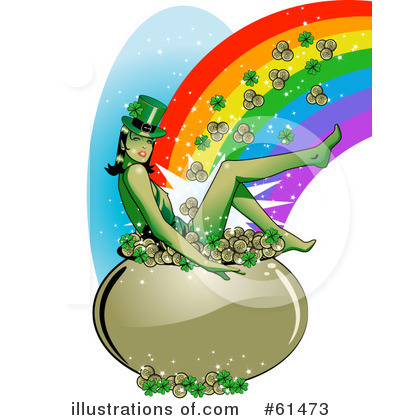 Royalty-Free (RF) Leprechaun Clipart Illustration by r formidable - Stock Sample #61473