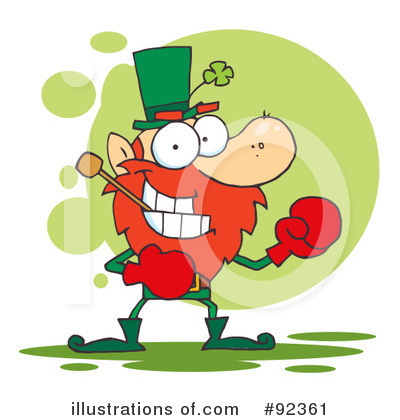 Royalty-Free (RF) Leprechaun Clipart Illustration by Hit Toon - Stock Sample #92361