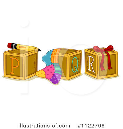 Letter Blocks Clipart #1122706 by BNP Design Studio