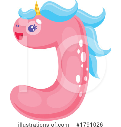Unicorn Clipart #1791026 by Vector Tradition SM