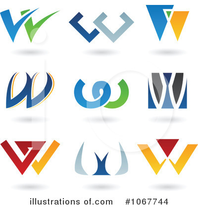 Royalty-Free (RF) Letter Logo Clipart Illustration by cidepix - Stock Sample #1067744