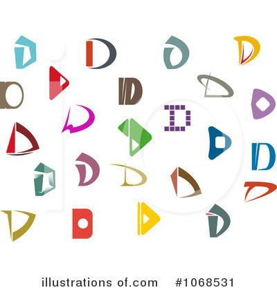 Royalty-Free (RF) Letter Logo Clipart Illustration by Vector Tradition SM - Stock Sample #1068531