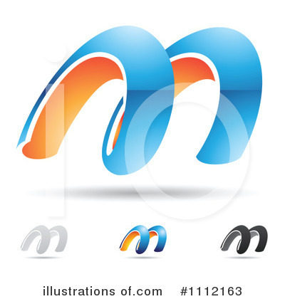 Royalty-Free (RF) Letter M Clipart Illustration by cidepix - Stock Sample #1112163