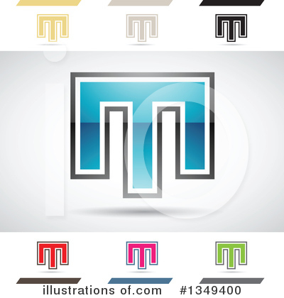 Royalty-Free (RF) Letter M Clipart Illustration by cidepix - Stock Sample #1349400
