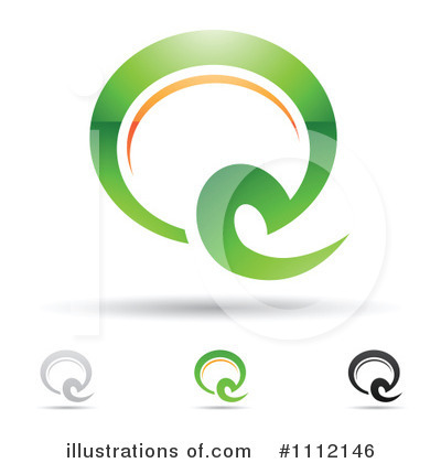 Royalty-Free (RF) Letter Q Clipart Illustration by cidepix - Stock Sample #1112146