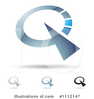 Royalty-Free (RF) Letter Q Clipart Illustration by cidepix - Stock Sample #1112147