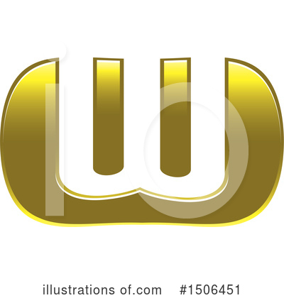 Letter W Clipart #1506451 by Lal Perera