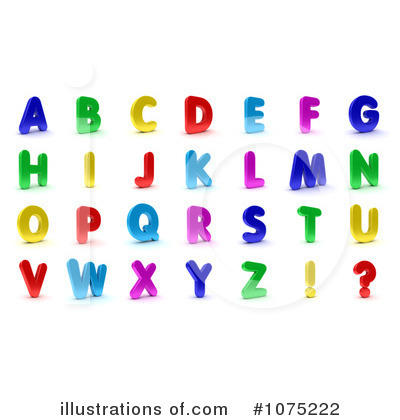 Letters Clipart #1075222 by stockillustrations