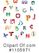 Letters Clipart #1105971 by Vector Tradition SM