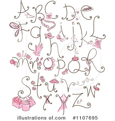 Letters Clipart #1107695 by BNP Design Studio
