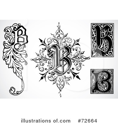 Royalty-Free (RF) Letters Clipart Illustration by BestVector - Stock Sample #72664