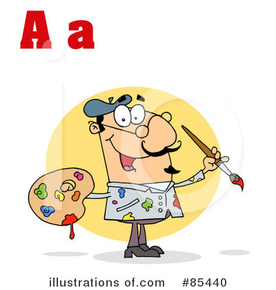 Royalty-Free (RF) Letters Clipart Illustration by Hit Toon - Stock Sample #85440