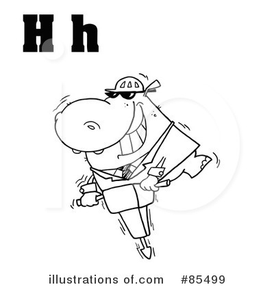 Royalty-Free (RF) Letters Clipart Illustration by Hit Toon - Stock Sample #85499