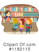 Library Clipart #1182115 by BNP Design Studio