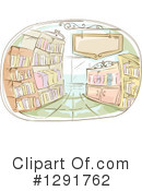 Library Clipart #1291762 by BNP Design Studio
