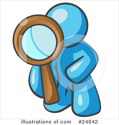 Magnifying Glass Clipart #24042 by Leo Blanchette