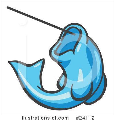 Fishing Clipart #24112 by Leo Blanchette