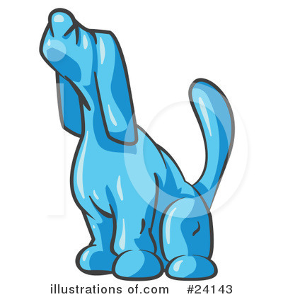 Bloodhound Clipart #24143 by Leo Blanchette