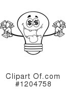 Light Bulb Clipart #1204758 by Hit Toon
