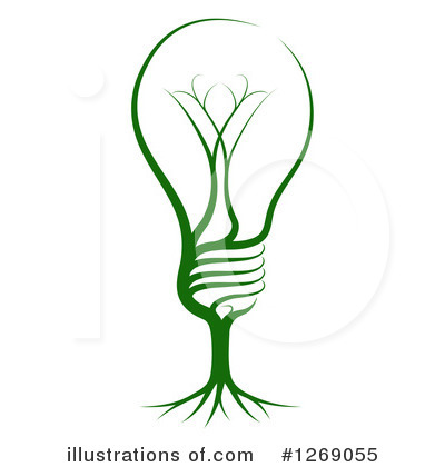 Royalty-Free (RF) Light Bulb Clipart Illustration by AtStockIllustration - Stock Sample #1269055