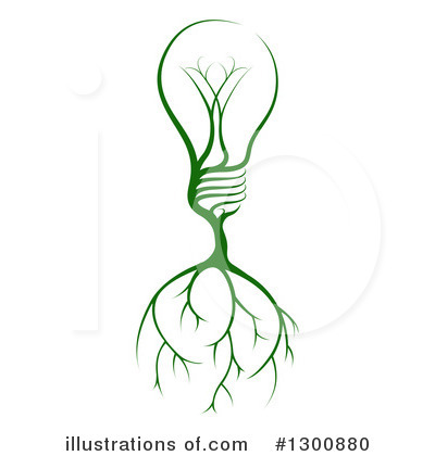 Royalty-Free (RF) Light Bulb Clipart Illustration by AtStockIllustration - Stock Sample #1300880