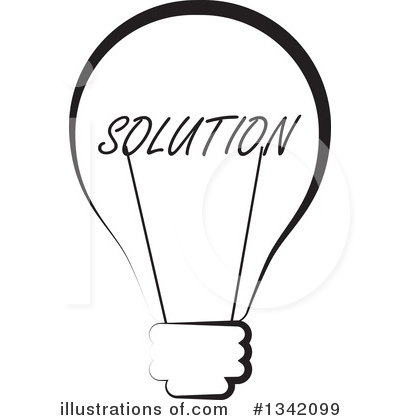 Light Bulb Clipart #1342099 by ColorMagic