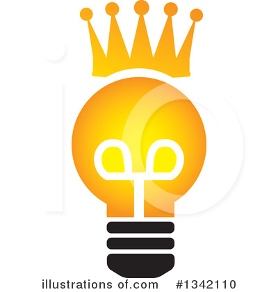 Royalty-Free (RF) Light Bulb Clipart Illustration by ColorMagic - Stock Sample #1342110