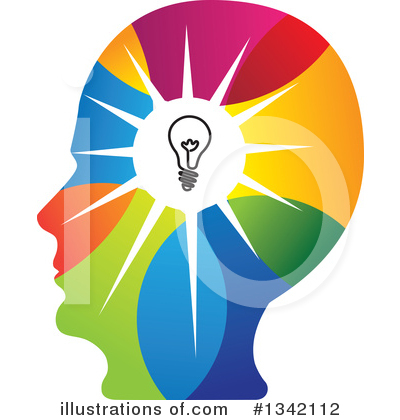 Royalty-Free (RF) Light Bulb Clipart Illustration by ColorMagic - Stock Sample #1342112
