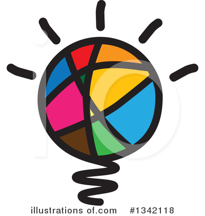 Royalty-Free (RF) Light Bulb Clipart Illustration by ColorMagic - Stock Sample #1342118
