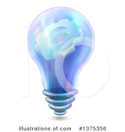 Royalty-Free (RF) Light Bulb Clipart Illustration by BNP Design Studio - Stock Sample #1375356