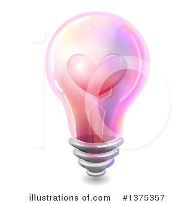 Royalty-Free (RF) Light Bulb Clipart Illustration by BNP Design Studio - Stock Sample #1375357