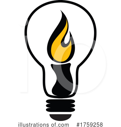Royalty-Free (RF) Light Bulb Clipart Illustration by Vector Tradition SM - Stock Sample #1759258