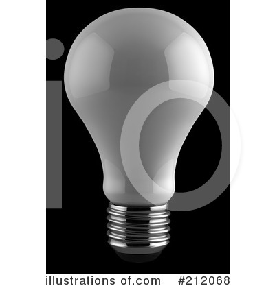 Royalty-Free (RF) Light Bulb Clipart Illustration by stockillustrations - Stock Sample #212068