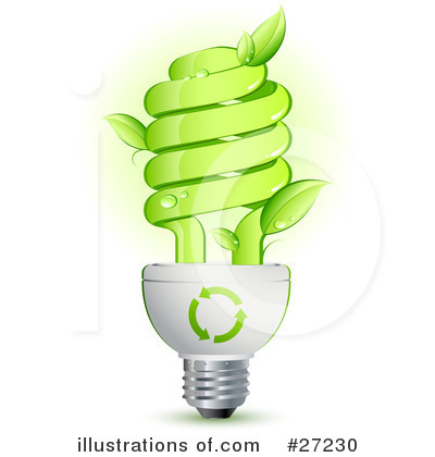 Royalty-Free (RF) Light Bulb Clipart Illustration by beboy - Stock Sample #27230