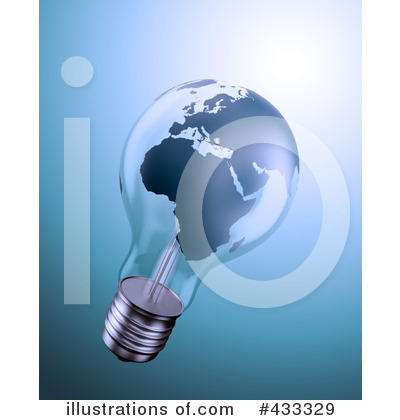 Royalty-Free (RF) Light Bulb Clipart Illustration by Mopic - Stock Sample #433329
