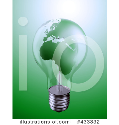 Royalty-Free (RF) Light Bulb Clipart Illustration by Mopic - Stock Sample #433332