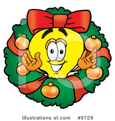 Royalty-Free (RF) Light Bulb Clipart Illustration by Mascot Junction - Stock Sample #9729