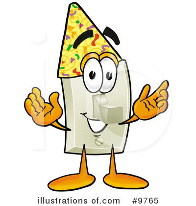 Royalty-Free (RF) Light Switch Clipart Illustration by Mascot Junction - Stock Sample #9765