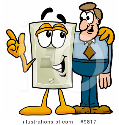 Switches Clipart #9817 by Mascot Junction