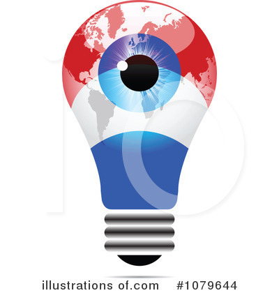 Royalty-Free (RF) Lightbulb Clipart Illustration by Andrei Marincas - Stock Sample #1079644