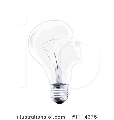 Royalty-Free (RF) Lightbulb Clipart Illustration by Mopic - Stock Sample #1114375