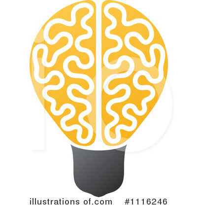 Royalty-Free (RF) Lightbulb Clipart Illustration by elena - Stock Sample #1116246
